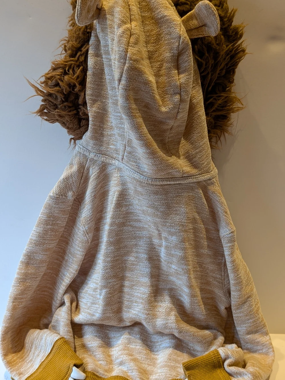 OshKosh B'gosh Lion Hooded Zip Jacket in Tan and Brown